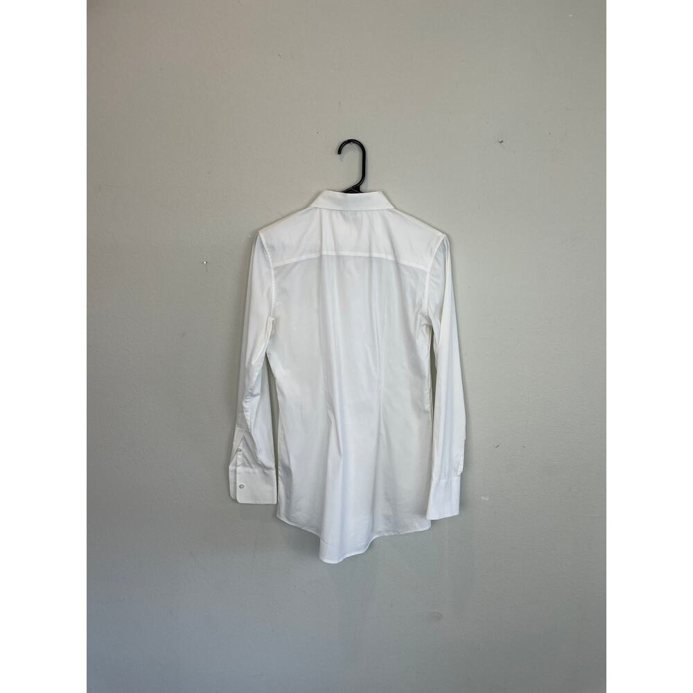 Theory White Robertson Button Up, Size S - image 3